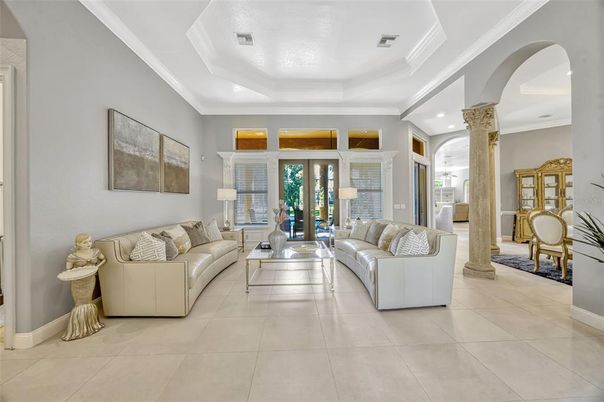 Interior, Living room, Recessed Lighting