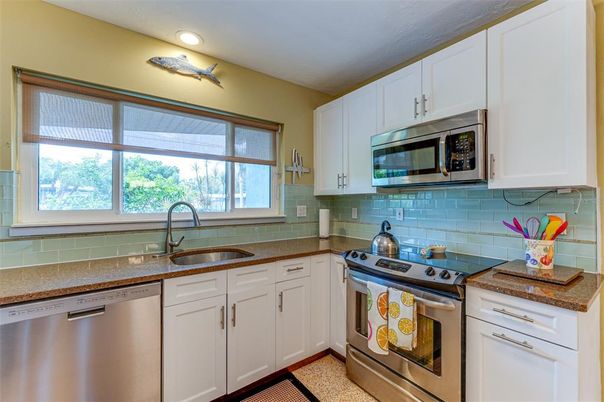 Interior, Kitchen, Recessed Lighting, Stainless Steel Appliances