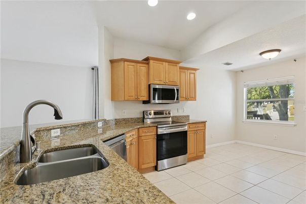 Interior, Kitchen, Recessed Lighting, Stainless Steel Appliances