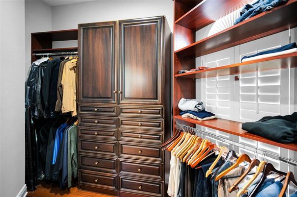 Interior, Walk-in Closets, Wood Texture Flooring