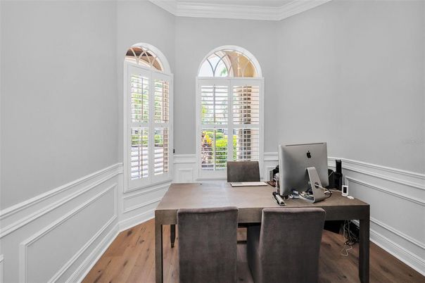Home Office, Interior, Wood Texture Flooring