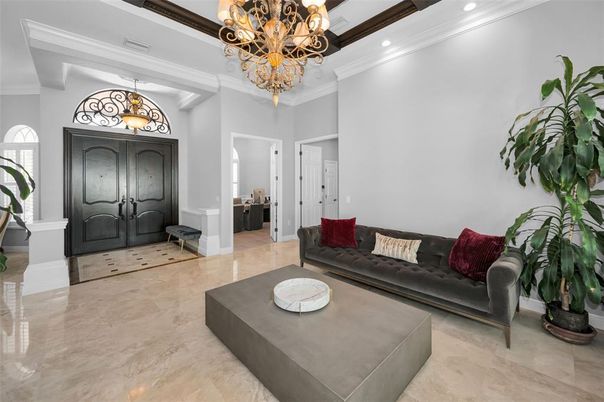 Chandelier, Interior, Recessed Lighting
