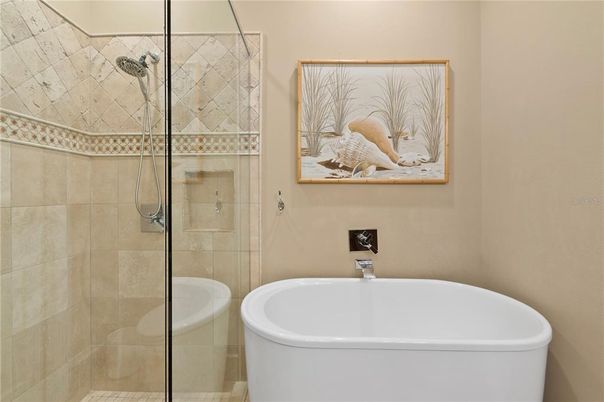 Bathroom, Free Standing Baths, Glass Shower, Interior