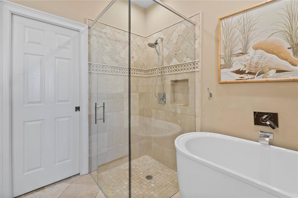 Bathroom, Free Standing Baths, Glass Shower, Interior