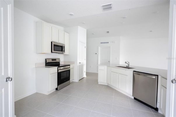 Interior, Kitchen, Recessed Lighting, Stainless Steel Appliances