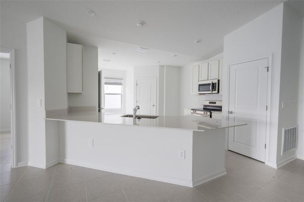 Interior, Kitchen, Recessed Lighting, Stainless Steel Appliances