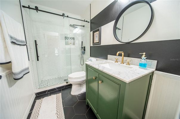 Bathroom, Glass Shower, Interior