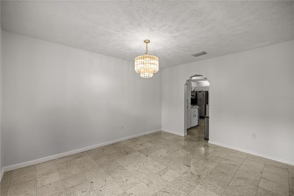 Chandelier, Empty room, Interior