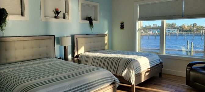 Bedroom, Interior, Water, Wood Texture Flooring