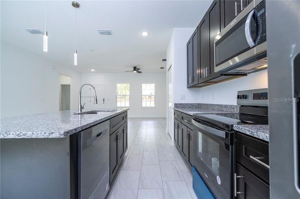 Interior, Kitchen, Pendant Lights, Recessed Lighting