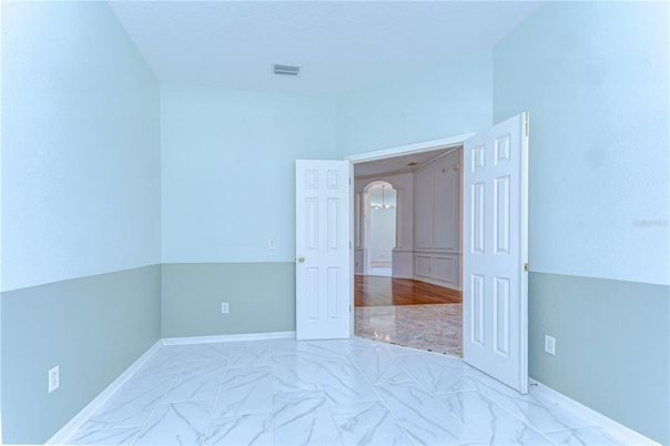 Empty room, Interior, Marble, Pendant Lights