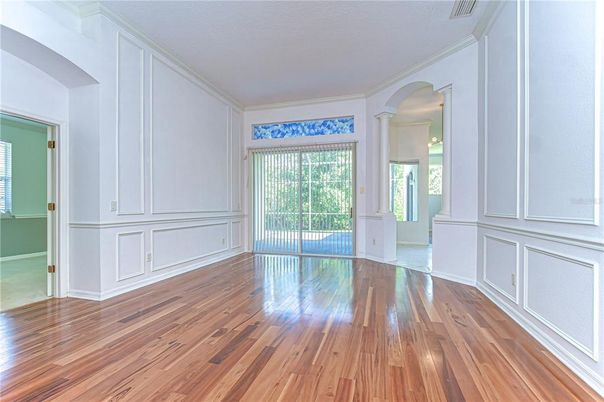 Empty room, Interior, Wood Texture Flooring
