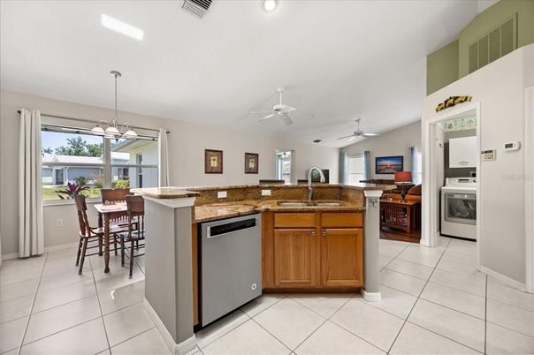 Dining room, Interior, Kitchen, Pendant Lights, Recessed Lighting