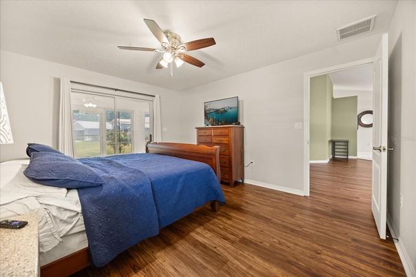Bedroom, Interior, Wood Texture Flooring