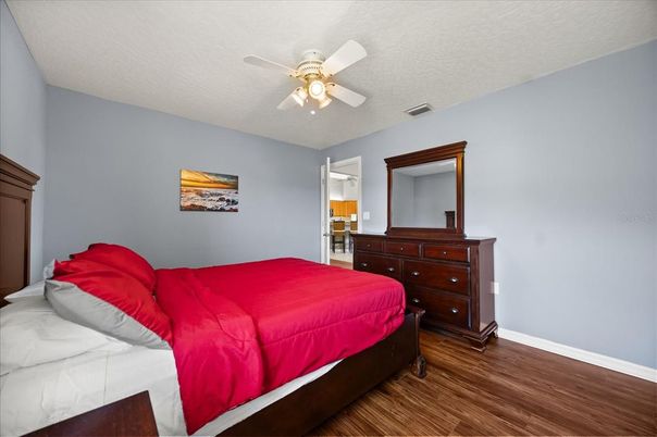 Bedroom, Interior, Wood Texture Flooring