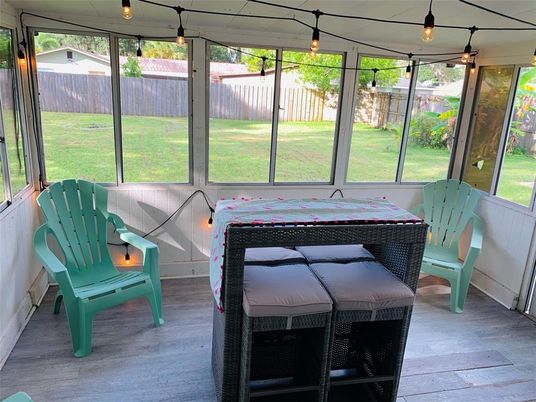 Interior, Sun Room, Wood Texture Flooring