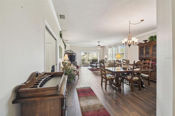 Chandelier, Dining room, Interior, Living room, Wood Texture Flooring