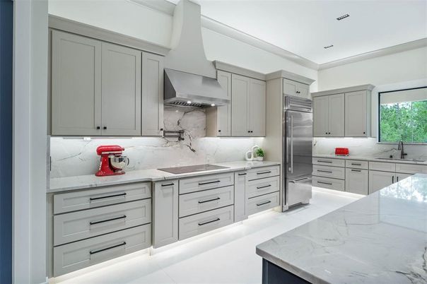 Interior, Kitchen, Recessed Lighting, Stainless Steel Appliances
