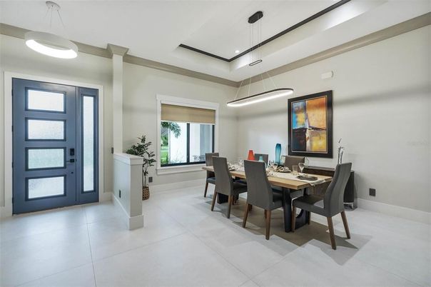 Dining room, Interior, Pendant Lights