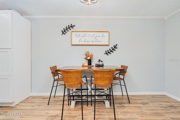 Dining room, Interior, Wood Texture Flooring