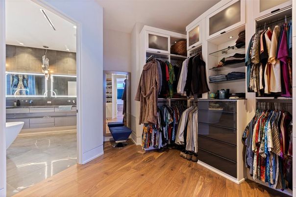 Interior, Recessed Lighting, Walk-in Closets, Wood Texture Flooring