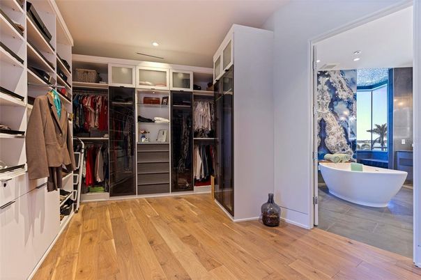 Interior, Recessed Lighting, Walk-in Closets, Wood Texture Flooring