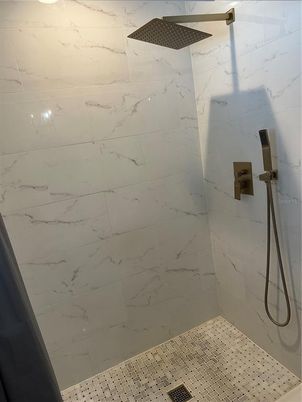 Bathroom, Interior, Marble Walls