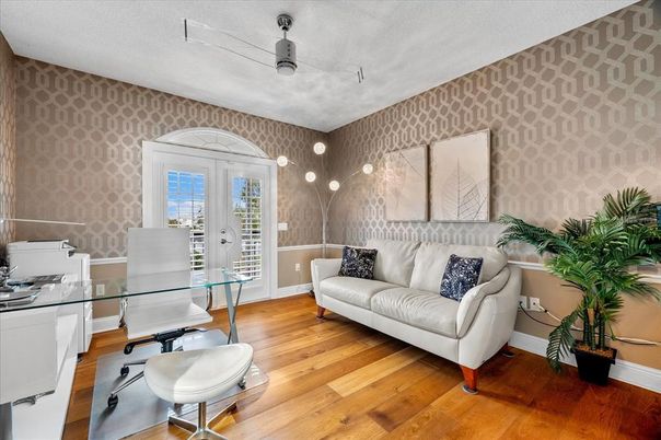 Home Office, Interior, Wood Texture Flooring