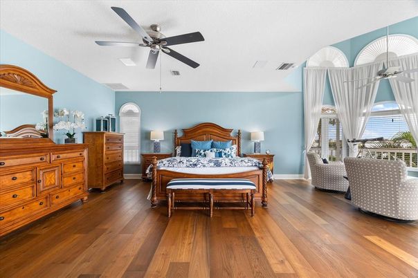 Bedroom, Interior, Wood Texture Flooring