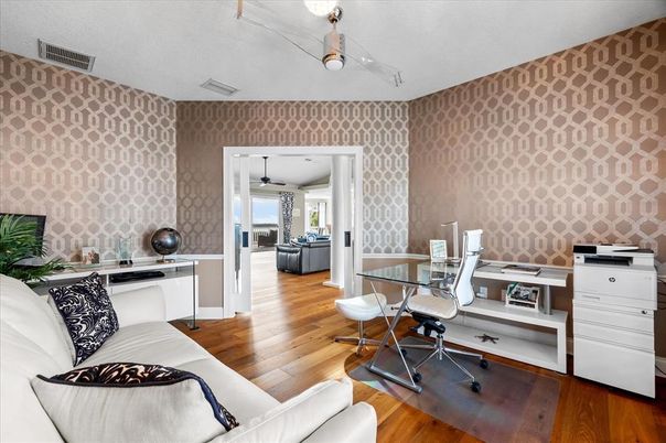 Home Office, Interior, Wood Texture Flooring