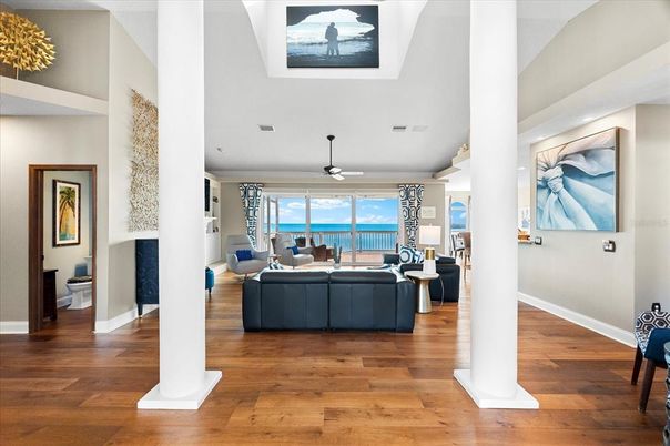 Interior, Recessed Lighting, Water, Wood Texture Flooring