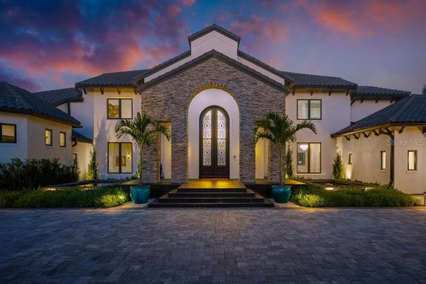 Exterior, Facade, Brick Facade, Mediterranean