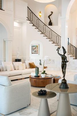 Interior, Living room, Recessed Lighting
