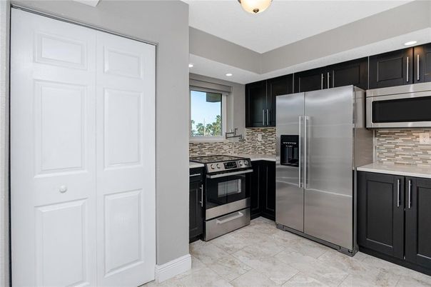 Interior, Kitchen, Recessed Lighting, Stainless Steel Appliances
