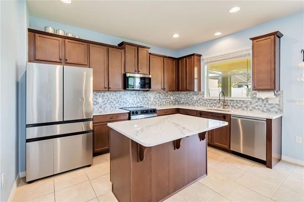 Interior, Kitchen, Recessed Lighting, Stainless Steel Appliances