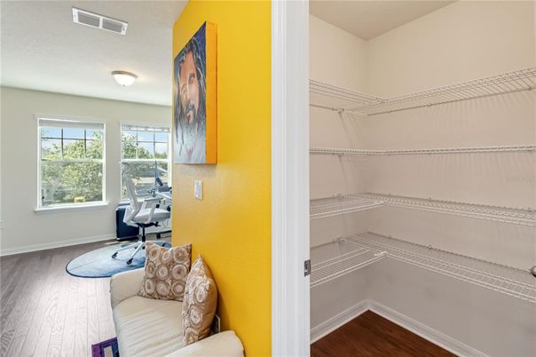 Home Office, Interior, Wood Texture Flooring