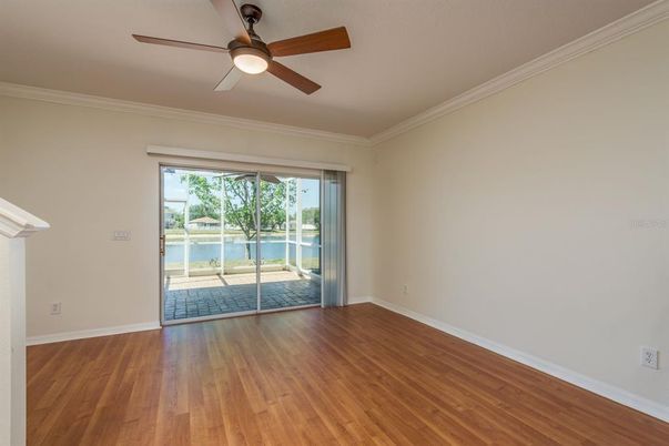 Empty room, Interior, Water, Wood Texture Flooring