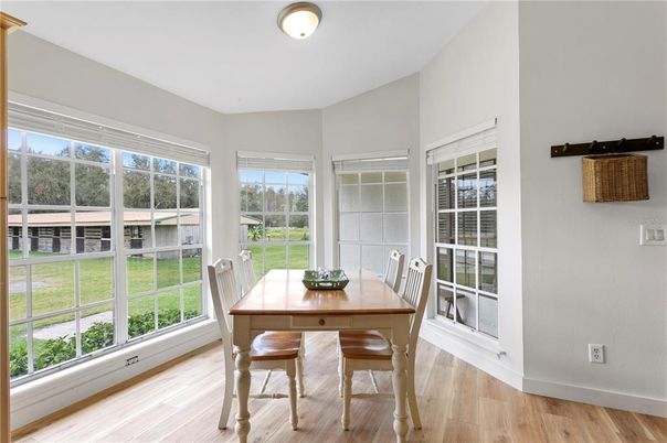 Dining room, Interior, Wood Texture Flooring