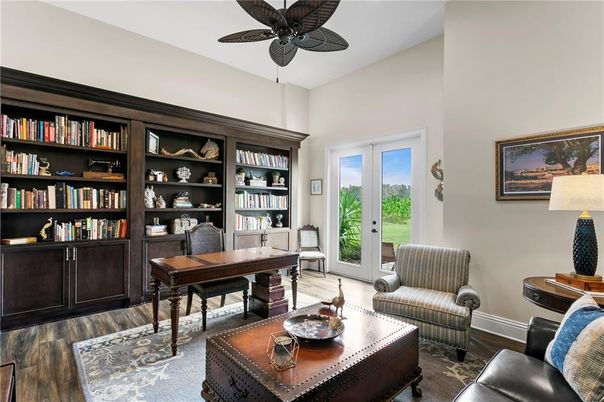 Home Office, Interior, Wood Texture Flooring