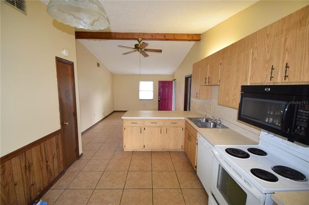 Interior, Kitchen, Wooden Beams