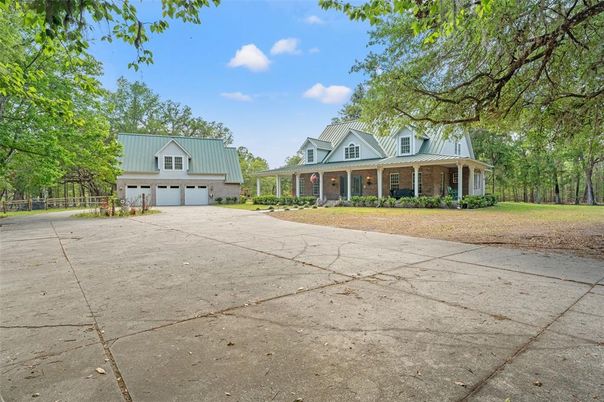 Attached, Backyard, Exterior, Facade, Farmhouse