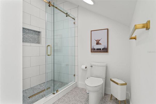 Bathroom, Glass Shower, Interior