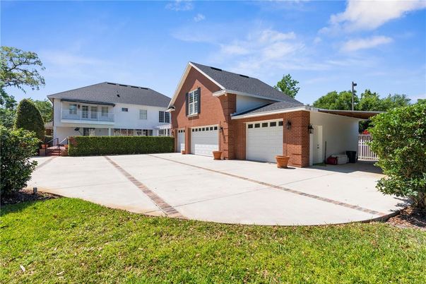 Attached, Exterior, Facade, Brick Facade, Farmhouse