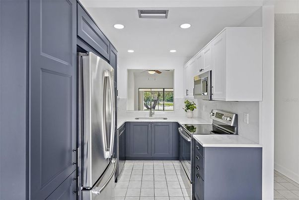 Interior, Kitchen, Recessed Lighting, Stainless Steel Appliances