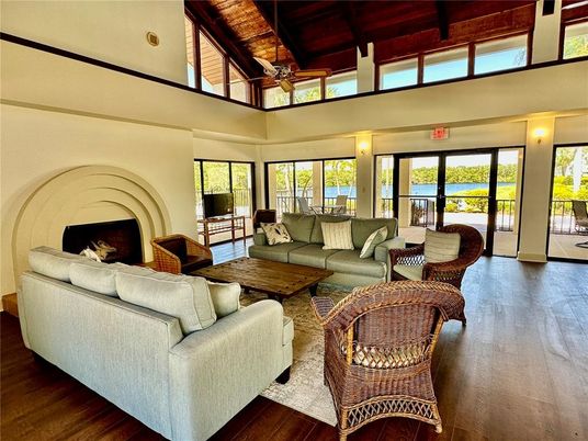 Fireplace, Interior, Living room, Water, Wooden Beams, Wooden Ceilings, Wood Texture Flooring