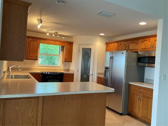 Interior, Kitchen, Recessed Lighting, Stainless Steel Appliances