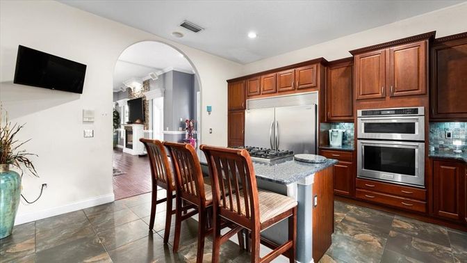 Interior, Kitchen, Recessed Lighting, Stainless Steel Appliances