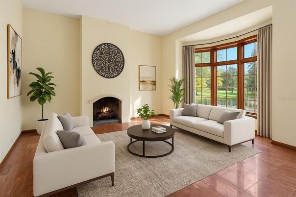 Fireplace, Interior, Living room, Wood Texture Flooring