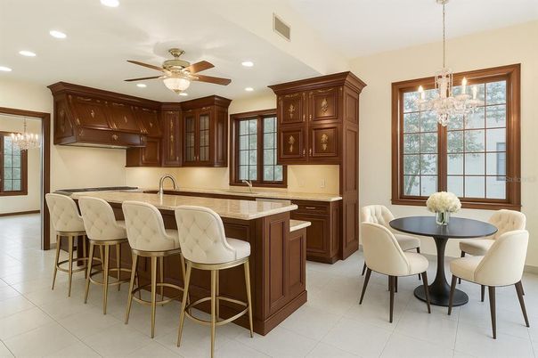 Chandelier, Dining room, Interior, Kitchen, Recessed Lighting