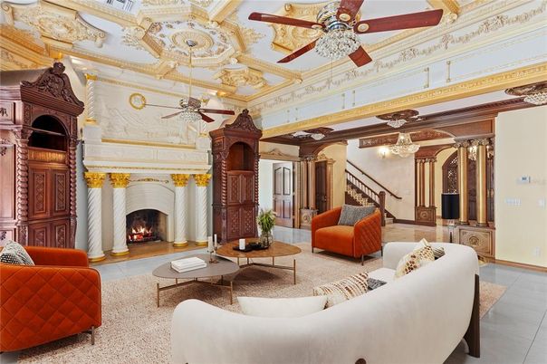 Fireplace, Interior, Living room